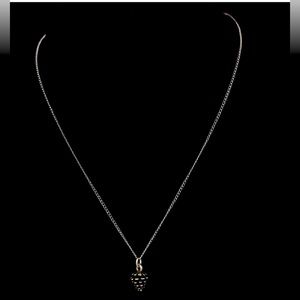 VTG Sterling Silver - Pinecone Charm Pendant 19" Curb Chain Necklace - 3g